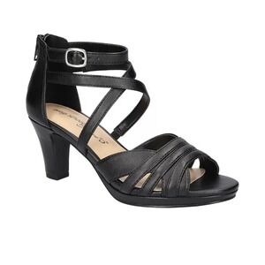 Easy Street Crissa Women's Black Slingback Dress Dance Sandal Size 9M NEW
